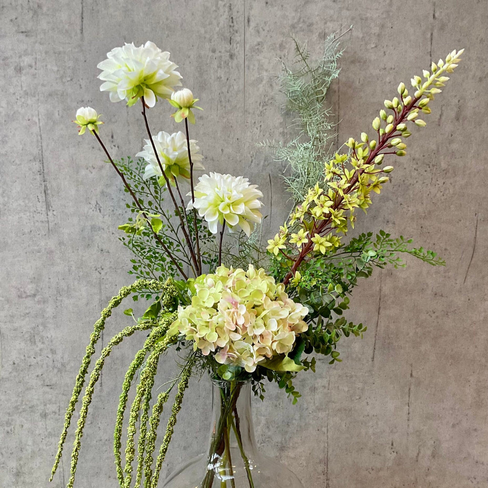 Hortensia grøn/lysrosa