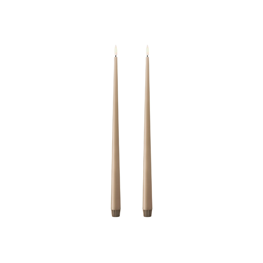 LED stagelys 2-pak Nougat Note 40 cm fra ester & erik