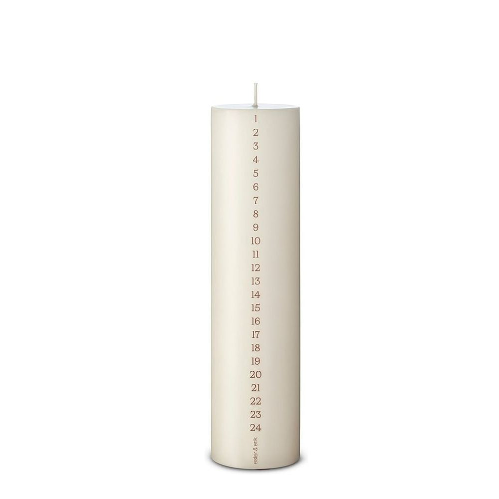 Kalenderlys - Ivory nr. 06