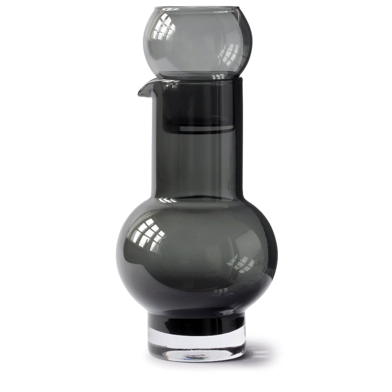 Karaffel no. 49 fra Ro Collection, nærbillede af mundblæst glas