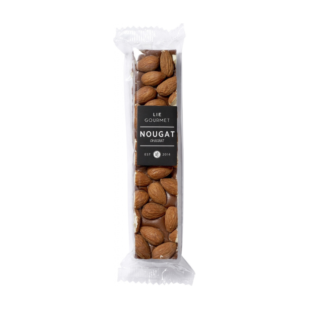 Fransk nougat med chokolade fra Lie Gourmet