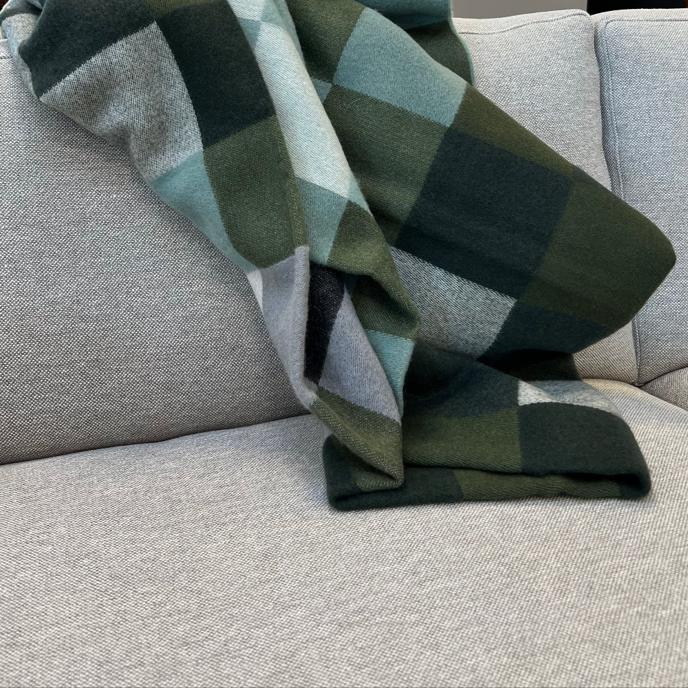 Plain Beat plaid - Dark Greens