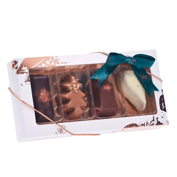 Petit four julemarcipanfigurer - Aalborg Chokoladen