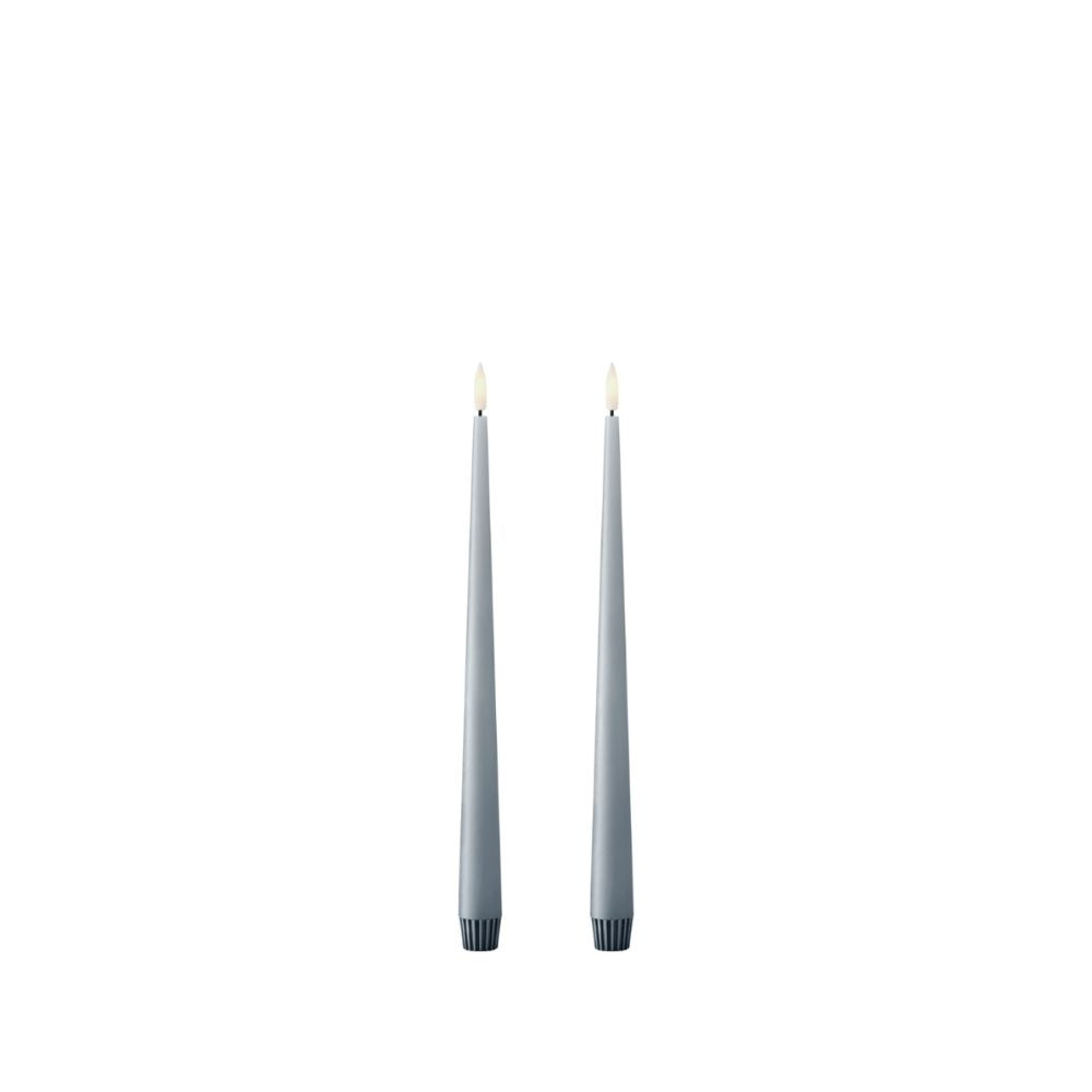 LED stagelys 2-pak Dusty Blue 30 cm fra ester & erik