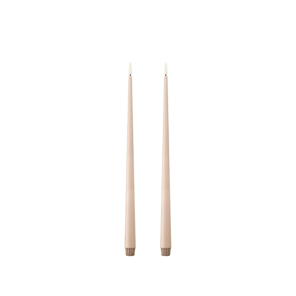 LED stagelys 2-pak Ice Latte 40 cm fra ester & erik