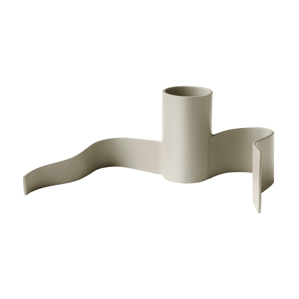 WAVY lysestage i mørk beige fra MOUD Home