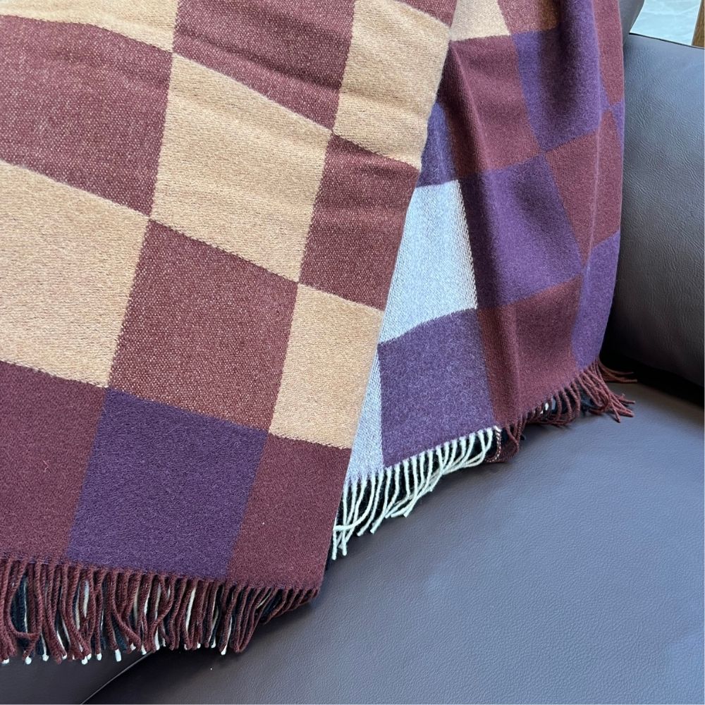 Plain Beat plaid - Warm Red