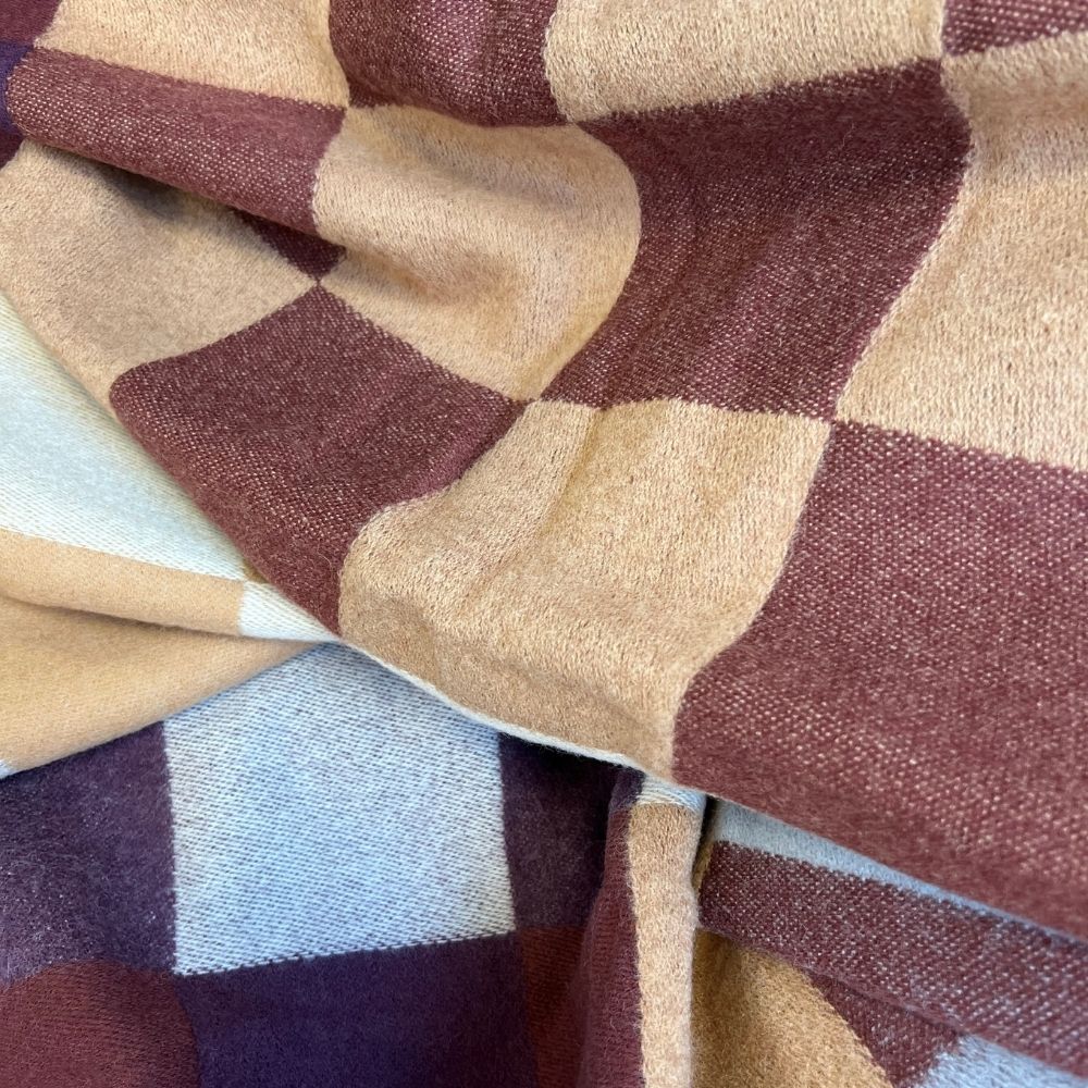 Plain Beat plaid - Warm Red