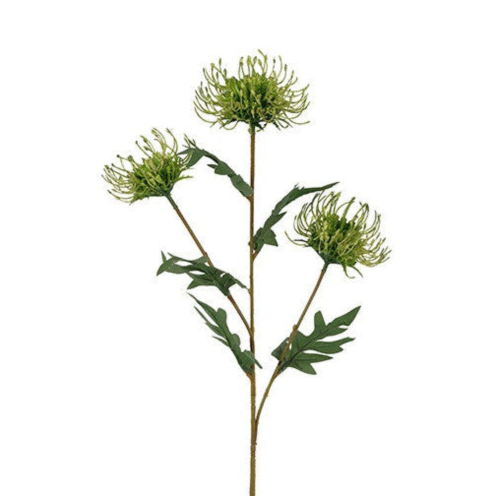 Kunstig proteagren i grøn med flere blomsterknopper, 71 cm