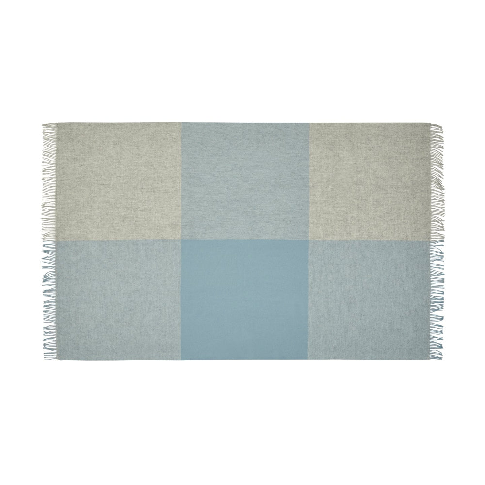 Drejø plaid - Aqua