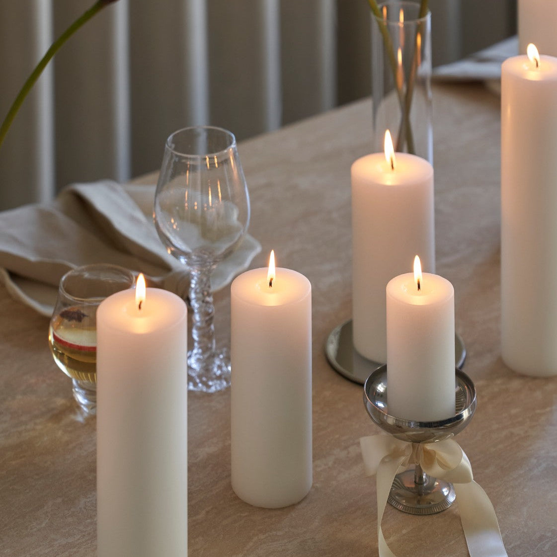 Lyseplatte - small, blank sølv