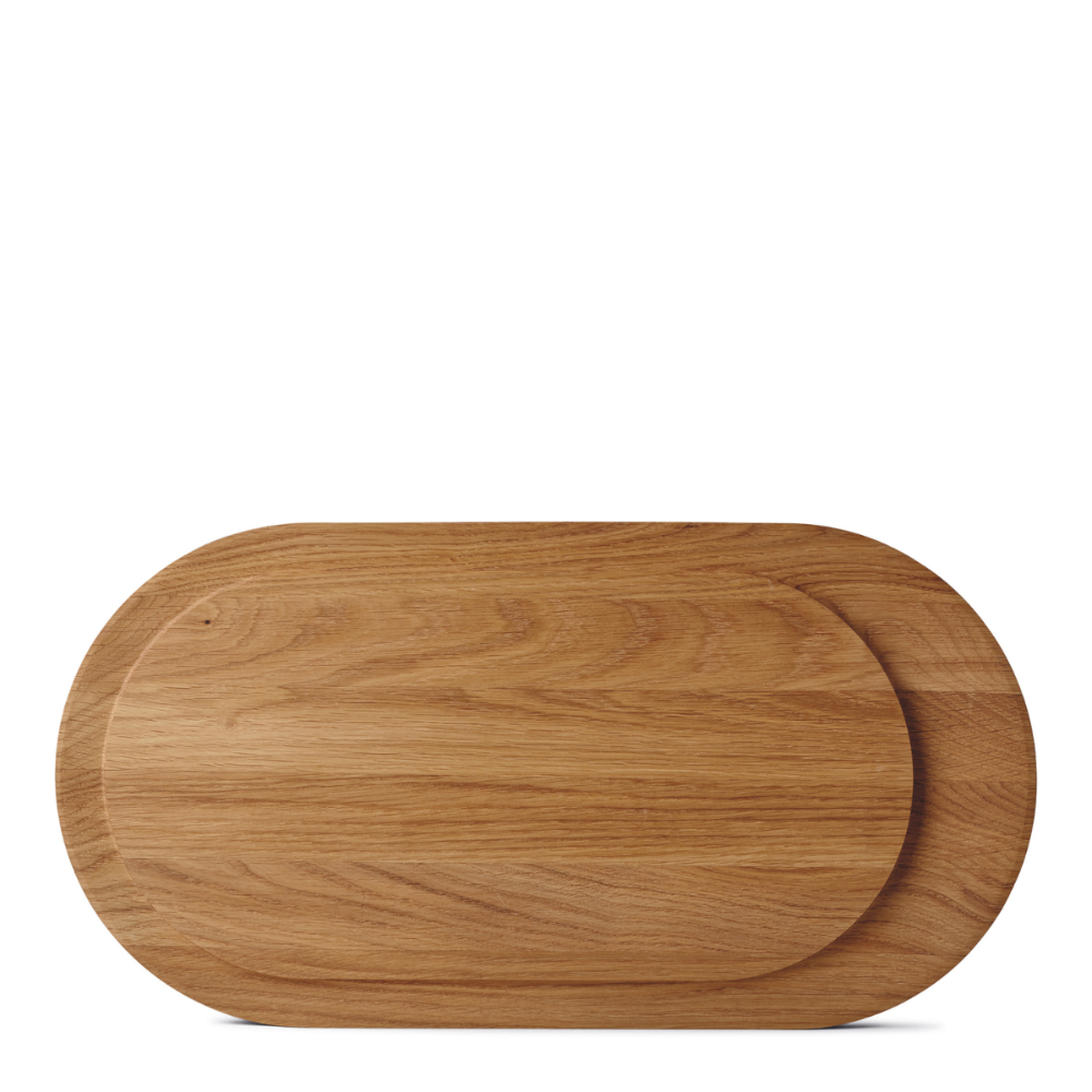 Oak Board Large no. 63 skærebræt i olieret eg fra Ro Collection, forfra
