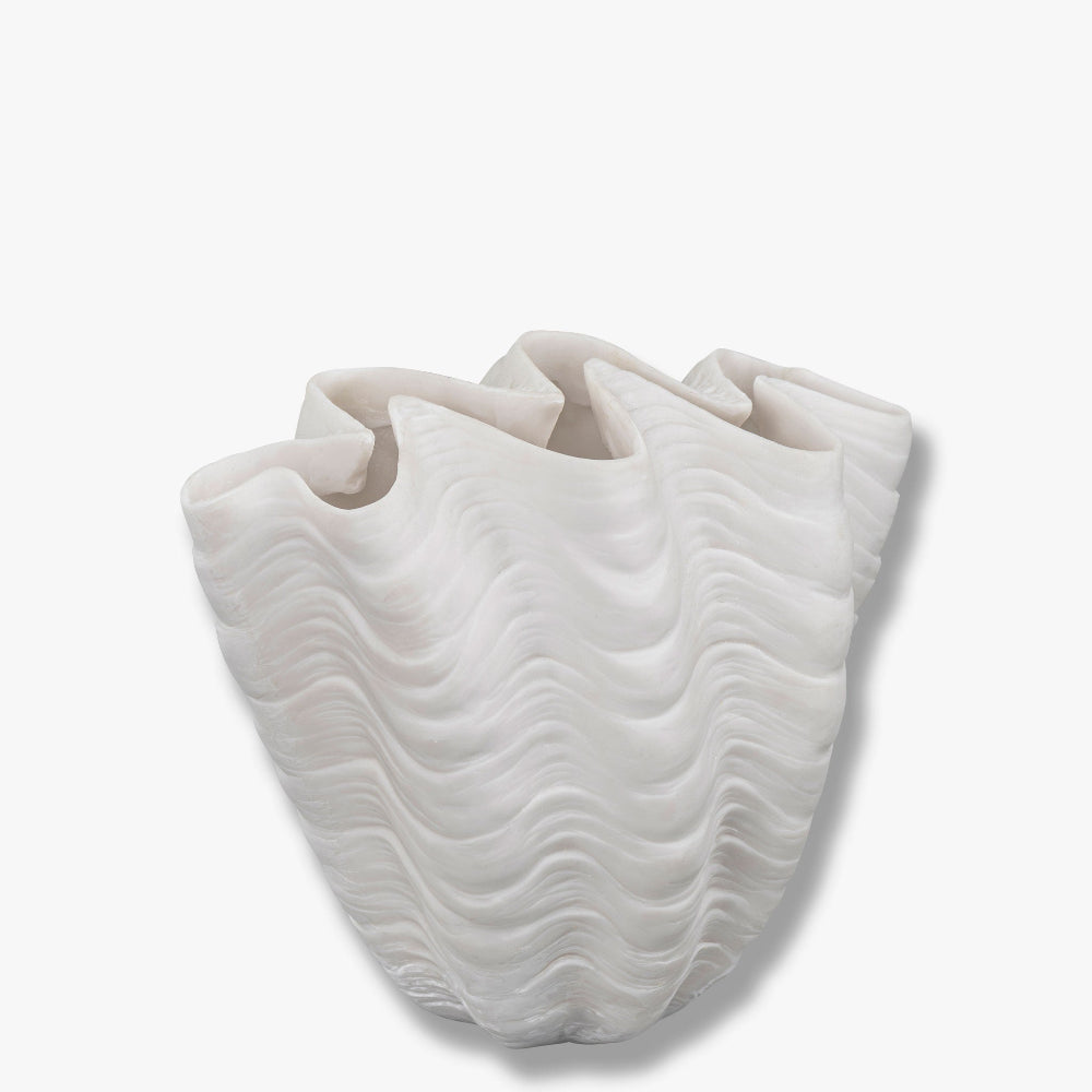 SHELL vase i off-white fra Mette Ditmer, small